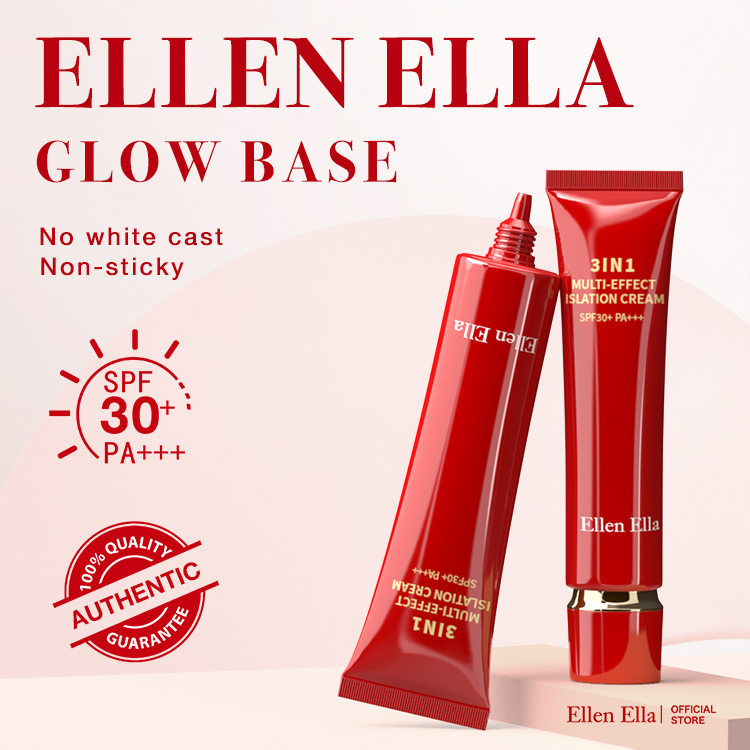 NEW LAUNCH-ELLEN ELLA ISOLATION CREAM-BUY 1 TAKE 1-2PC 1299-Instant Glow,Flawless Makeup Base,SPF30+ PA+++-Makeup Primer,Sunscreen,Tone Up Cream 3-IN-1